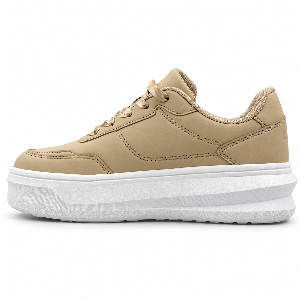 Tenis Charly Mujer 1043160 Plataforma Extra Light Beige