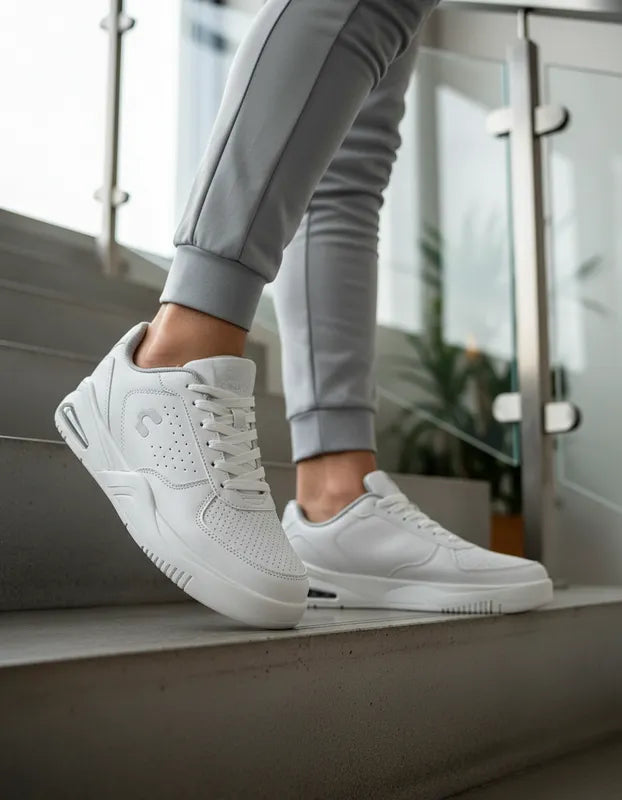 Tenis Urbanos Hombre Charly 1087705 Capsula Aire Blancos