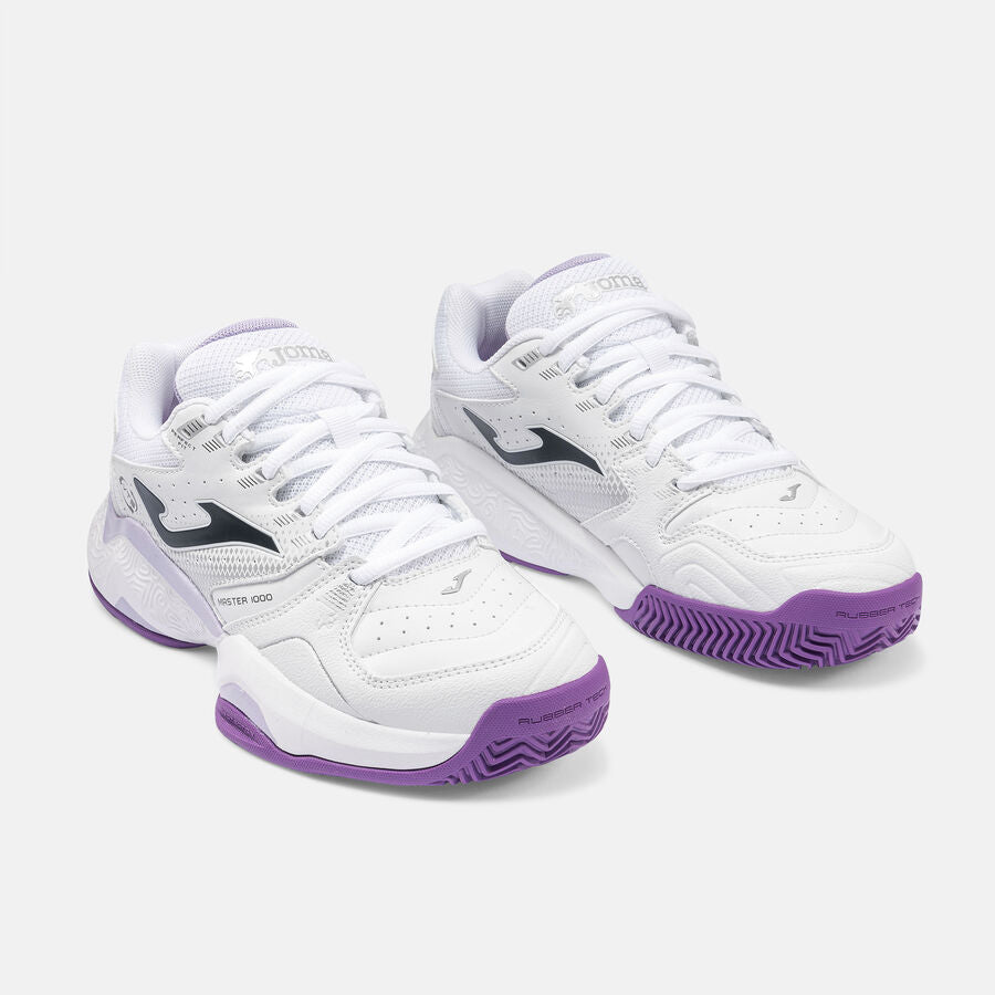Tenis Mujer Joma Tm10ls2602c Master 1000 Padel Blanco Lila