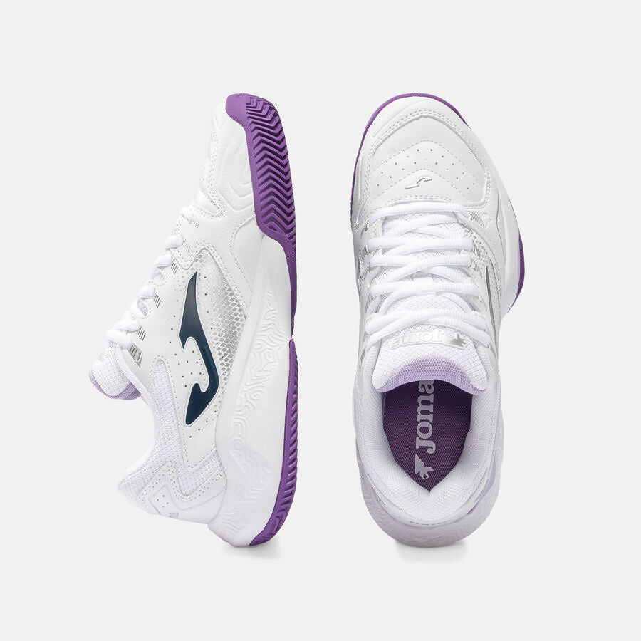 Tenis Mujer Joma Tm10ls2602c Master 1000 Padel Blanco Lila