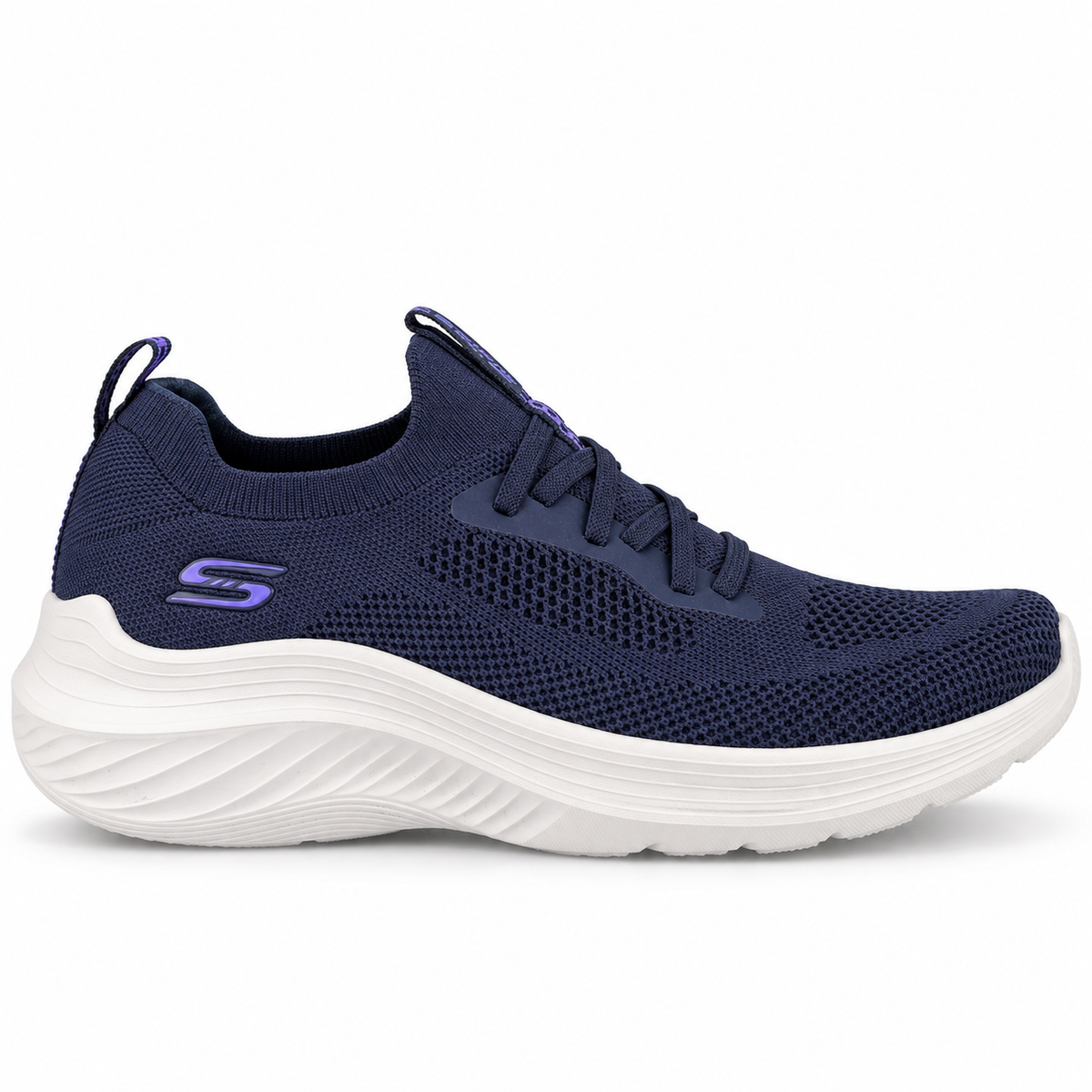 Tenis Skechers Mujer 896471mx Nvy Bobs Squad Waves Marino