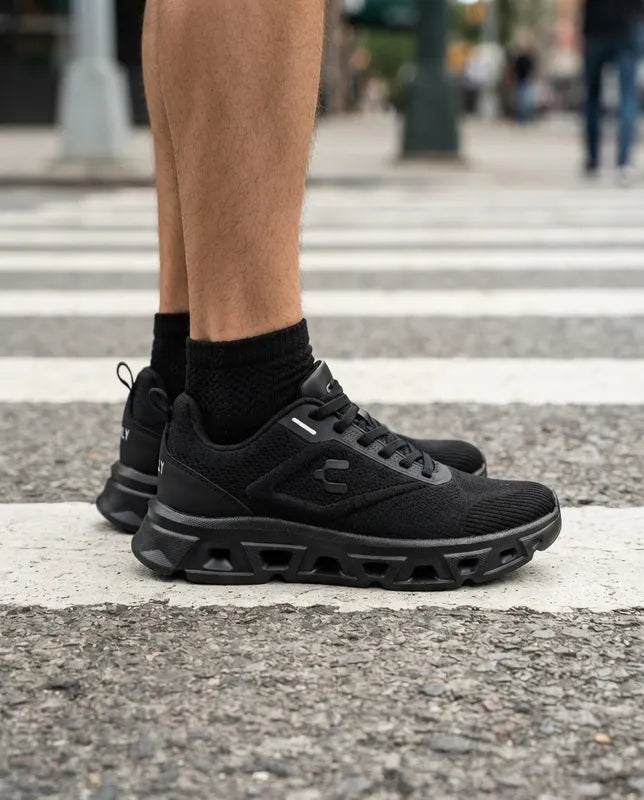 Tenis Charly Hombre 1087794 Running Gym Light Sport Negro