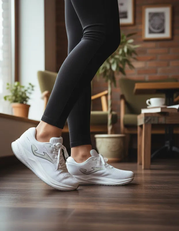 Tenis Running Mujer Joma Rneols2602 Gym Cómodos Blancos