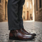 Botines Vestir Hombre Christian Gallery 7503-1l Piel Caoba