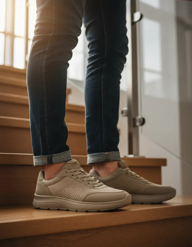 Tenis Casuales Hombre Quirelli 707701 Cómodos Taupe