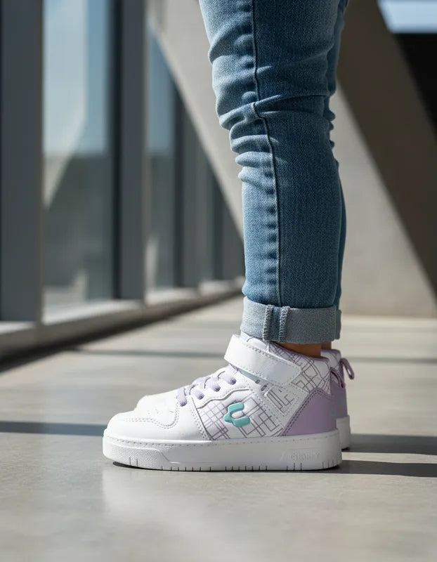 Tenis Bota Niña Charly Kids 1079434 Contactel Lila 15-21