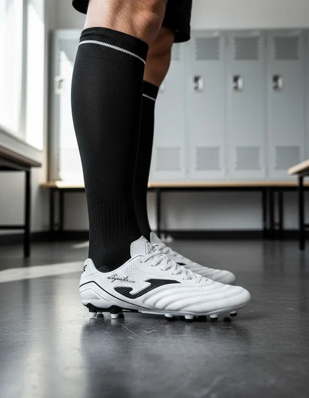 Tacos Fútbol Hombre Joma Aguvw2602fg Tachones Blancos