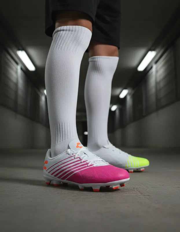 Tacos Fútbol Junior 1086955 Tachones Blanco Fiusha Limón