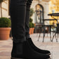 Botín Chelsea Hombre Triples Enzo 35800 Piel Gamuza Negro