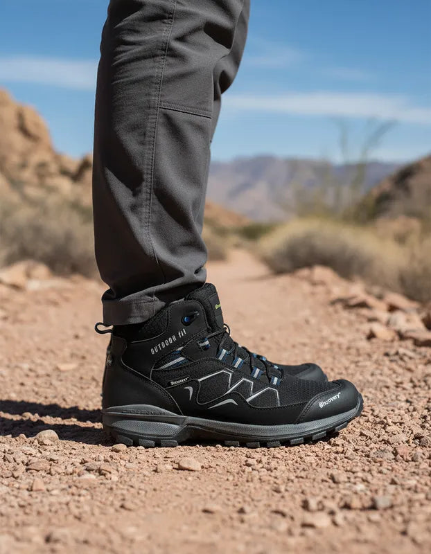 Bota Outdoor Hombre Discovery 2320 Hiking Senderismo Negro