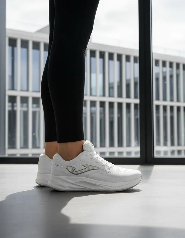 Tenis Running Mujer Joma Rneols2602 Gym Cómodos Blancos