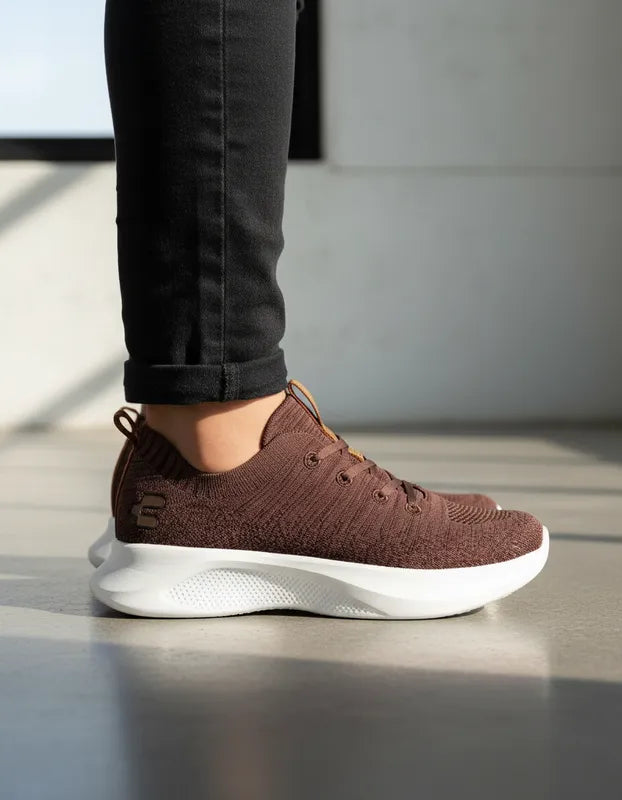 Tenis Casuales Hombre Charly 1086333 Cómodos Ligeros Cafés