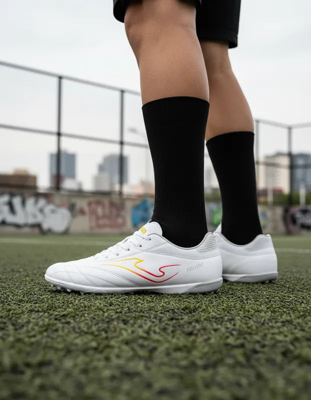 Tenis Fútbol Rápido Hombre Joma Tolvw2602tf Turf Blancos
