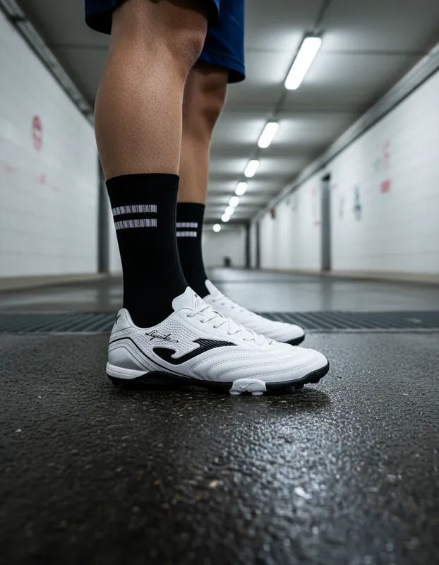 Tenis Fútbol Rápido Hombre Joma Aguvw2602tf Turf Blancos