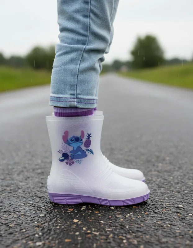 Botas Lluvia Niña Bubble Gummers X Stitch Break Lila 14-21