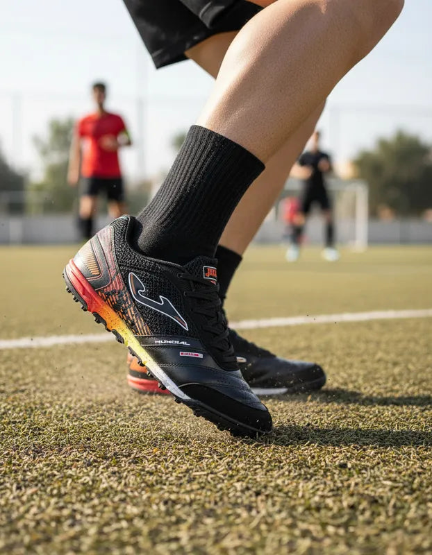 Tenis Fútbol Rápido Hombre Joma Munw2401tf Piel Negro