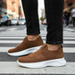 Tenis Charly Hombre 1086405 Slip On Cómodos Ligeros Camel