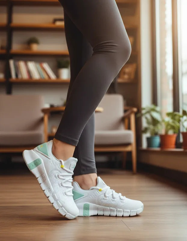 Tenis Training Mujer Pirma 1310 Gym Blanco Verde