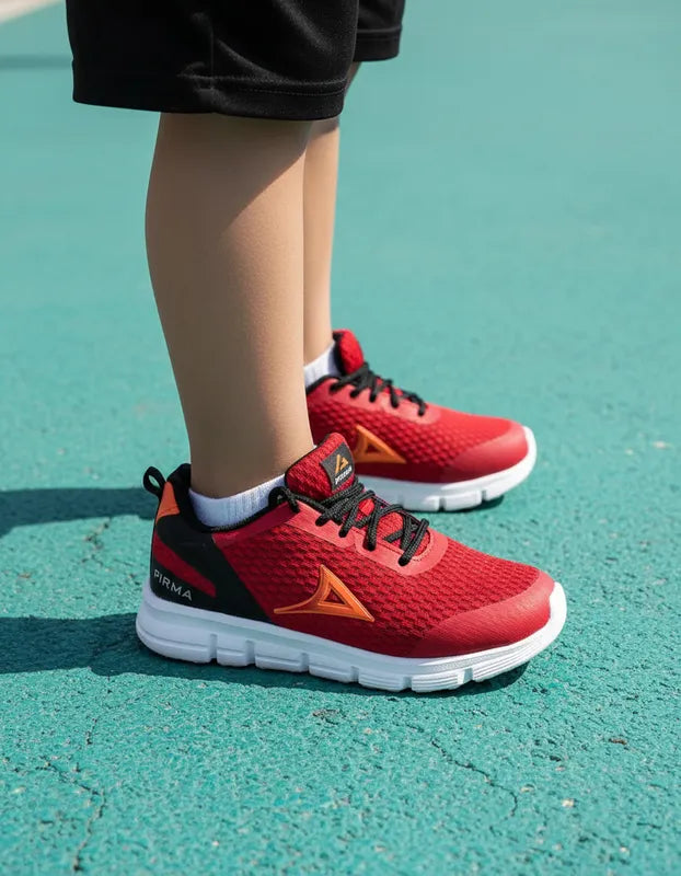 Tenis Pirma Niño 4037 Deportivos Ligeros Rojos 18-21.5