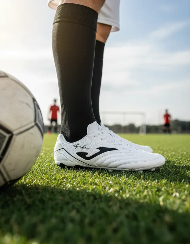 Tacos Fútbol Hombre Joma Aguvw2602fg Tachones Blancos