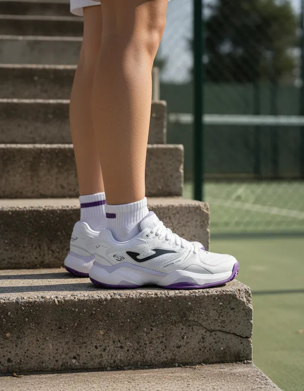 Tenis Mujer Joma Tm10ls2602c Master 1000 Padel Blanco Lila