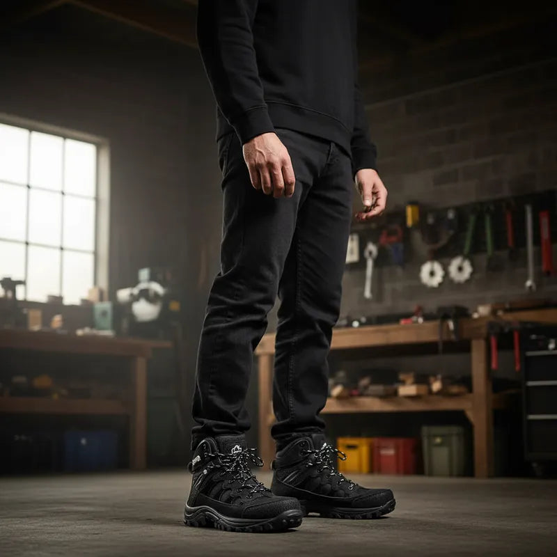 Botas Industriales Hombre Jeep Je51200 Casquillo Piel