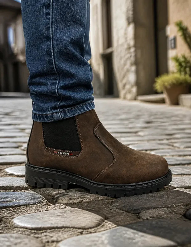 Botines Junior Yuyin 24571 Casual Vaquero Chocolate 22-25