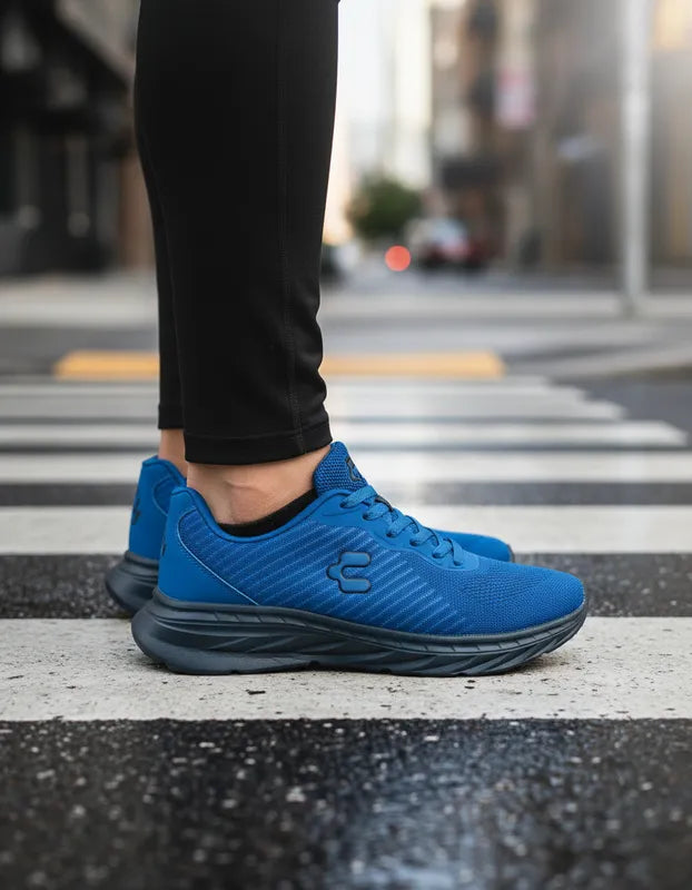 Tenis Deportivos Hombre Charly 1087002 Running Gym Azules