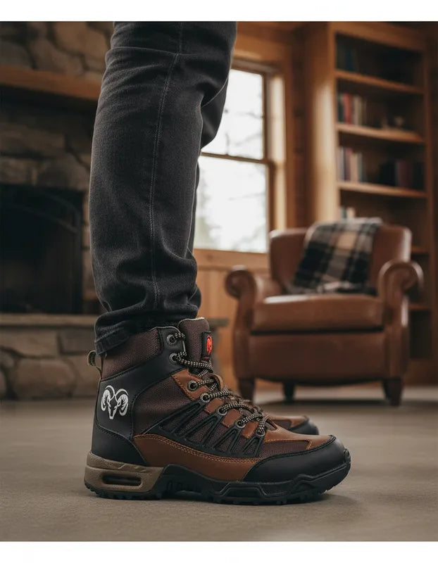Botas Trabajo Hombre Ram 9546 Piel Capsula Aire Avellana