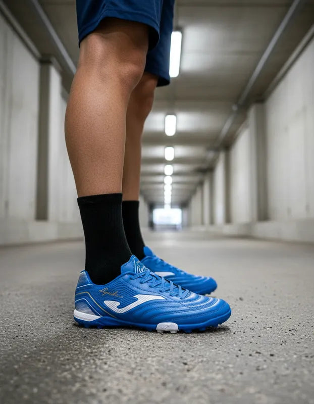 Tenis Fútbol Rápido Hombre Joma Aguvw2604tf Turf Azul Rey