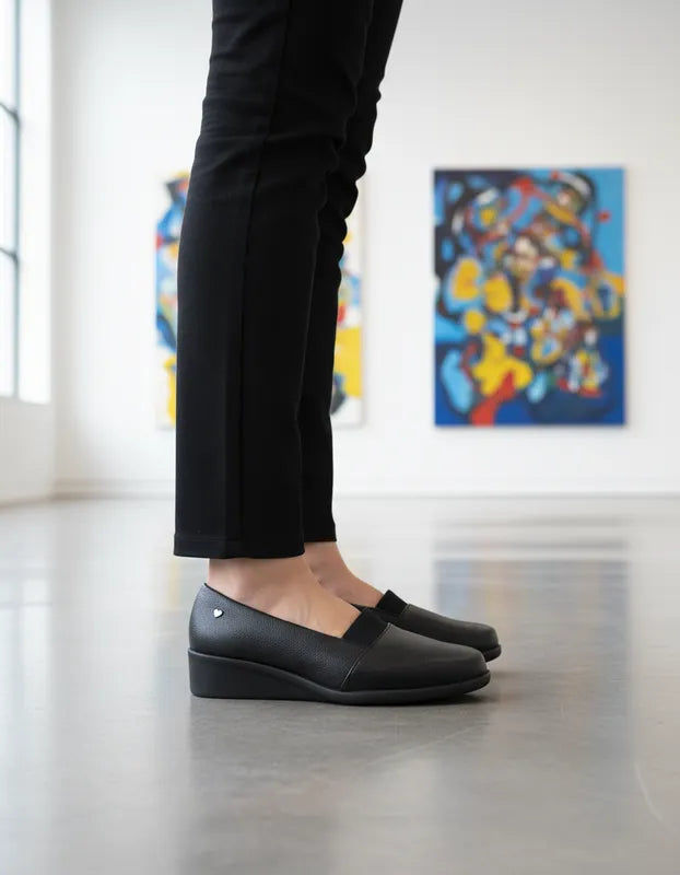 Zapato Confort Mujer Hush Puppies Hp01954 Piel Soft System