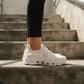 Tenis Charly Mujer 1043406 Slip On Running Gym Blanco Rosa