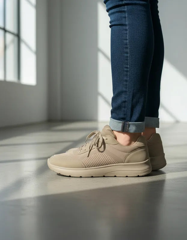 Tenis Casuales Hombre Quirelli 707701 Cómodos Taupe