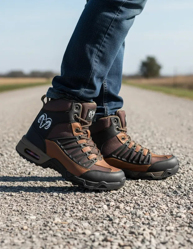 Botas Trabajo Hombre Ram 9546 Piel Capsula Aire Avellana