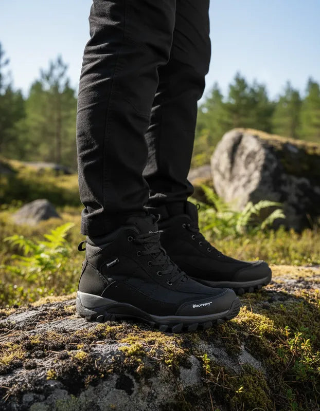 Botas Outdoor Mujer Discovery 1961 Senderismo Hiking Negro