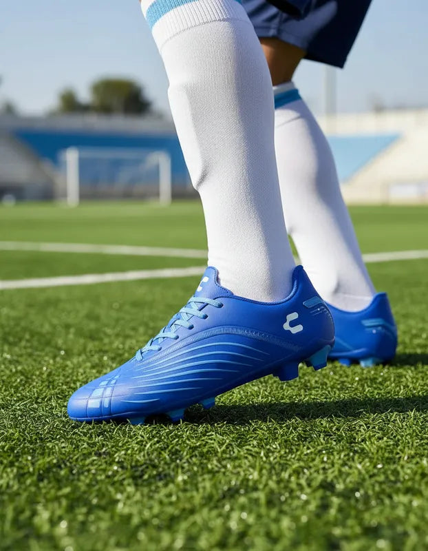 Tacos Fútbol Hombre Charly 1087322 Fg Tachones Azules