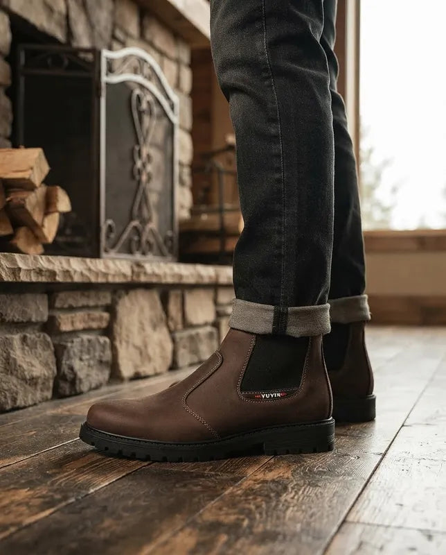 Botines Junior Yuyin 24571 Casual Vaquero Chocolate 22-25