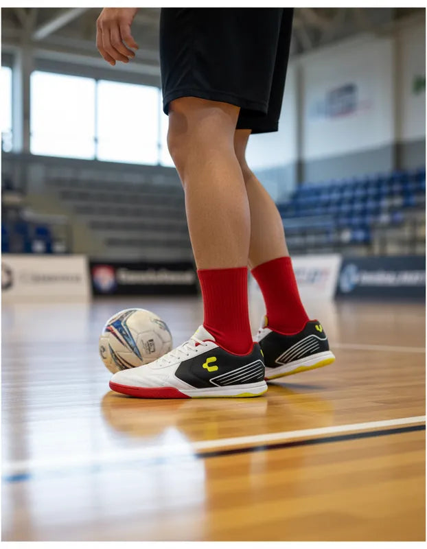 Tenis Fútbol Rápido Hombre Charly 1086882 Indoor Blancos