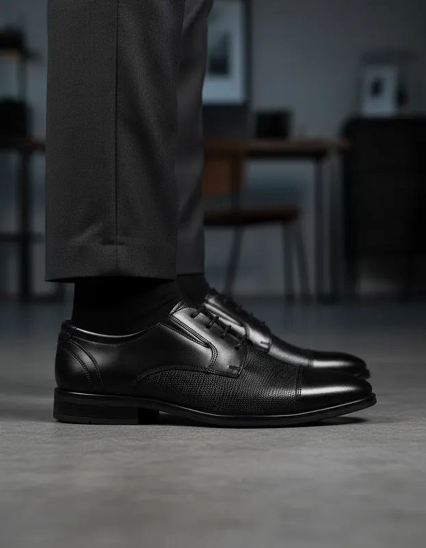 Zapato Vestir Derby Hombre Christian Gallery 4668-1r Piel