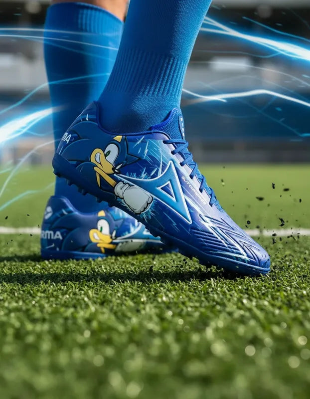 Tenis Futbol Rápido Hombre Pirma Sonic 3073 Turf Azules