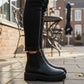 Botines Mujer Lee Le5750 Plataforma Urbanos Chelsea Negros