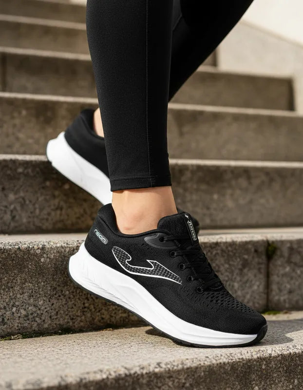 Tenis Running Mujer Joma Rneols2601 Gym Cómodos Negros