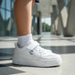 Tenis Escolares Charly Niño 1065613 Contactel Blanco 15-21