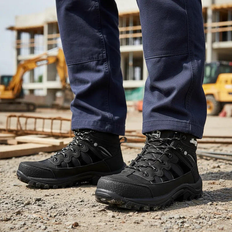 Botas Industriales Hombre Jeep Je51200 Casquillo Piel