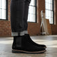 Botín Chelsea Hombre Triples Enzo 35800 Piel Gamuza Negro
