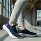 Tenis Casuales Hombre Charly 1086226 Slip On Azul Marino