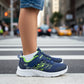 Tenis Skechers Niño 403770n Ligeros Marino Limón 12-16