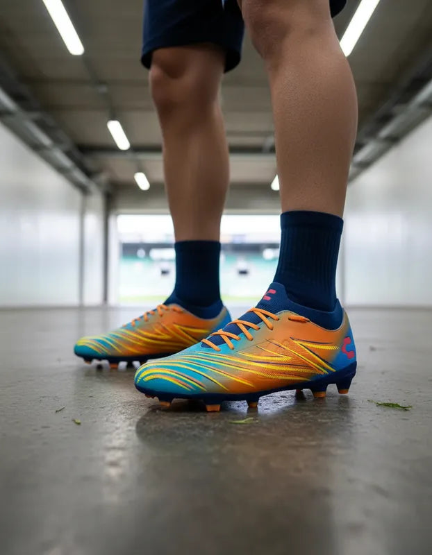 Tacos Fútbol Hombre Charly 1087240 Tachones Naranja Azul