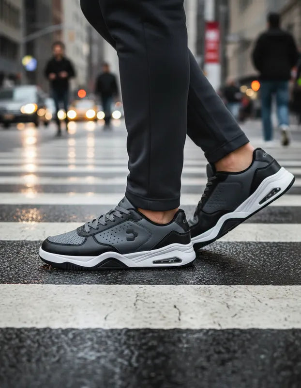 Tenis Urbanos Hombre Charly 1087705 Capsula Aire Negros