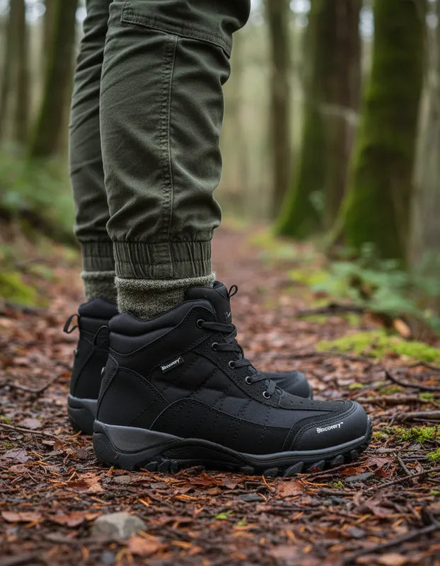 Botas Outdoor Mujer Discovery 1961 Senderismo Hiking Negro